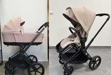 [OUTLET] Cybex Priam 4.0 Wózek 2w1 Cozy Beige Rama Matt Black