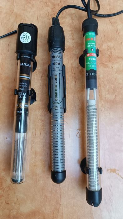 Обігрівачі для акваріума Roxin та Акваель , б/в