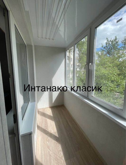 Ремонт балкона, внутренняя обшивка,балкон под ключ