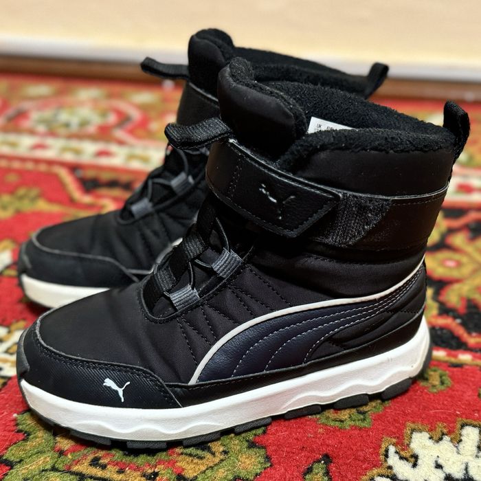 детские зимние ботинки,сапоги,термо сапоги puma оригинал