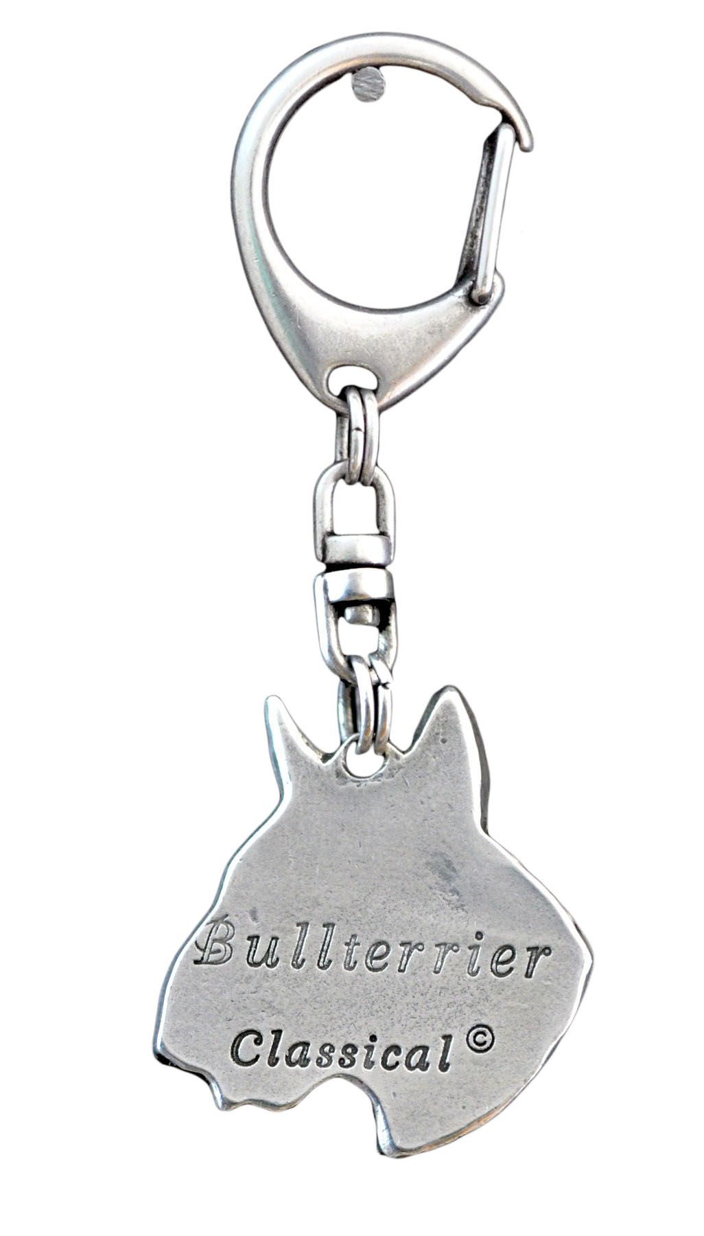 Bulterier brelok posrebrzany Art-Dog