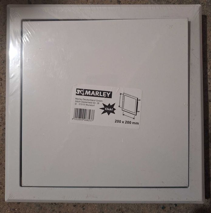 Drzwiczki rewizyjne metalowe lakierowane 20x20 Klik-klak