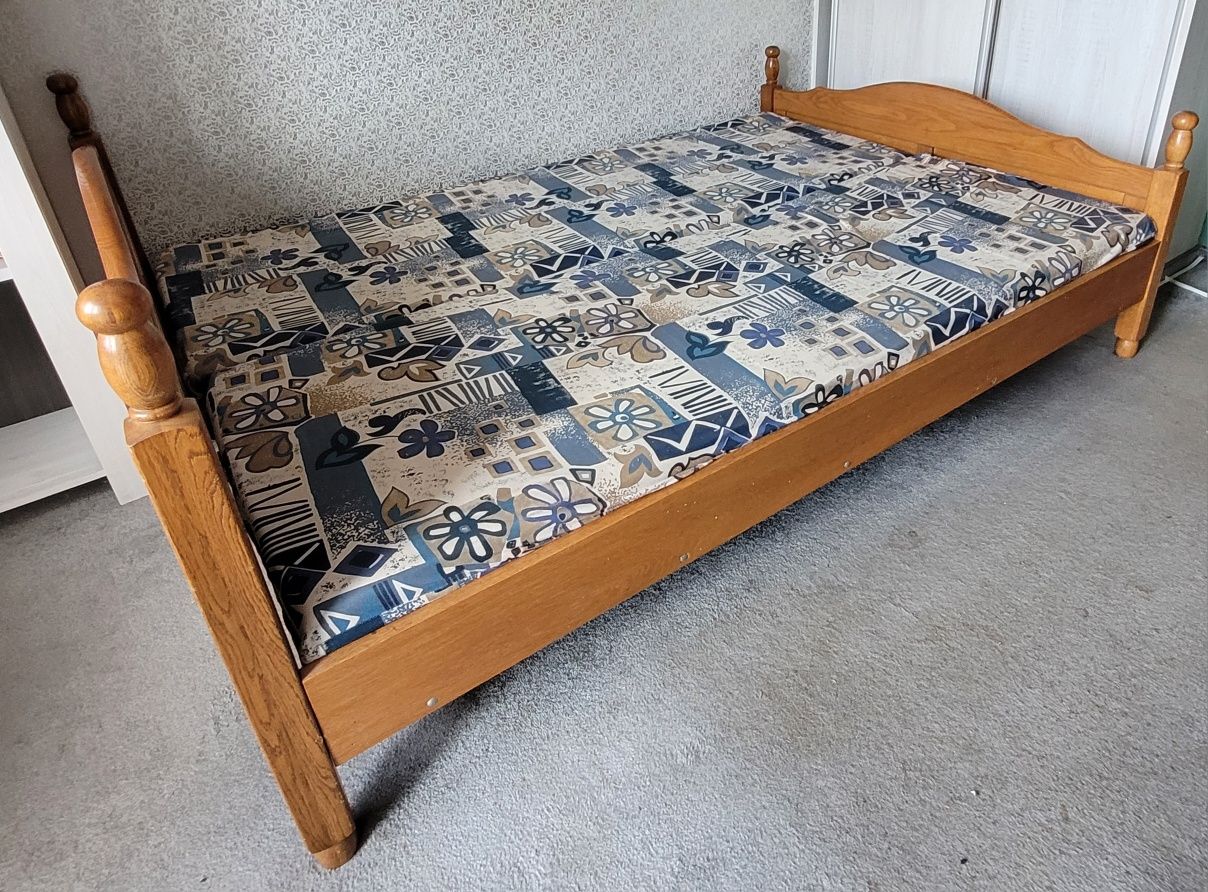 Łóżko dębowe, łoże 140x200 solidne 100% drewno