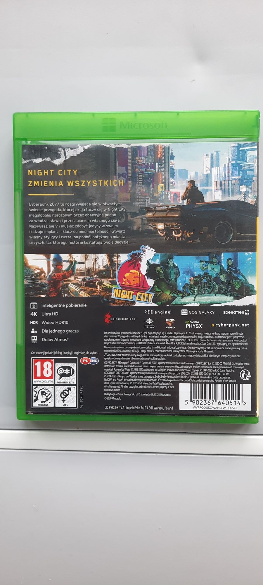 CyberPunk 2077 xbox one wersja PL