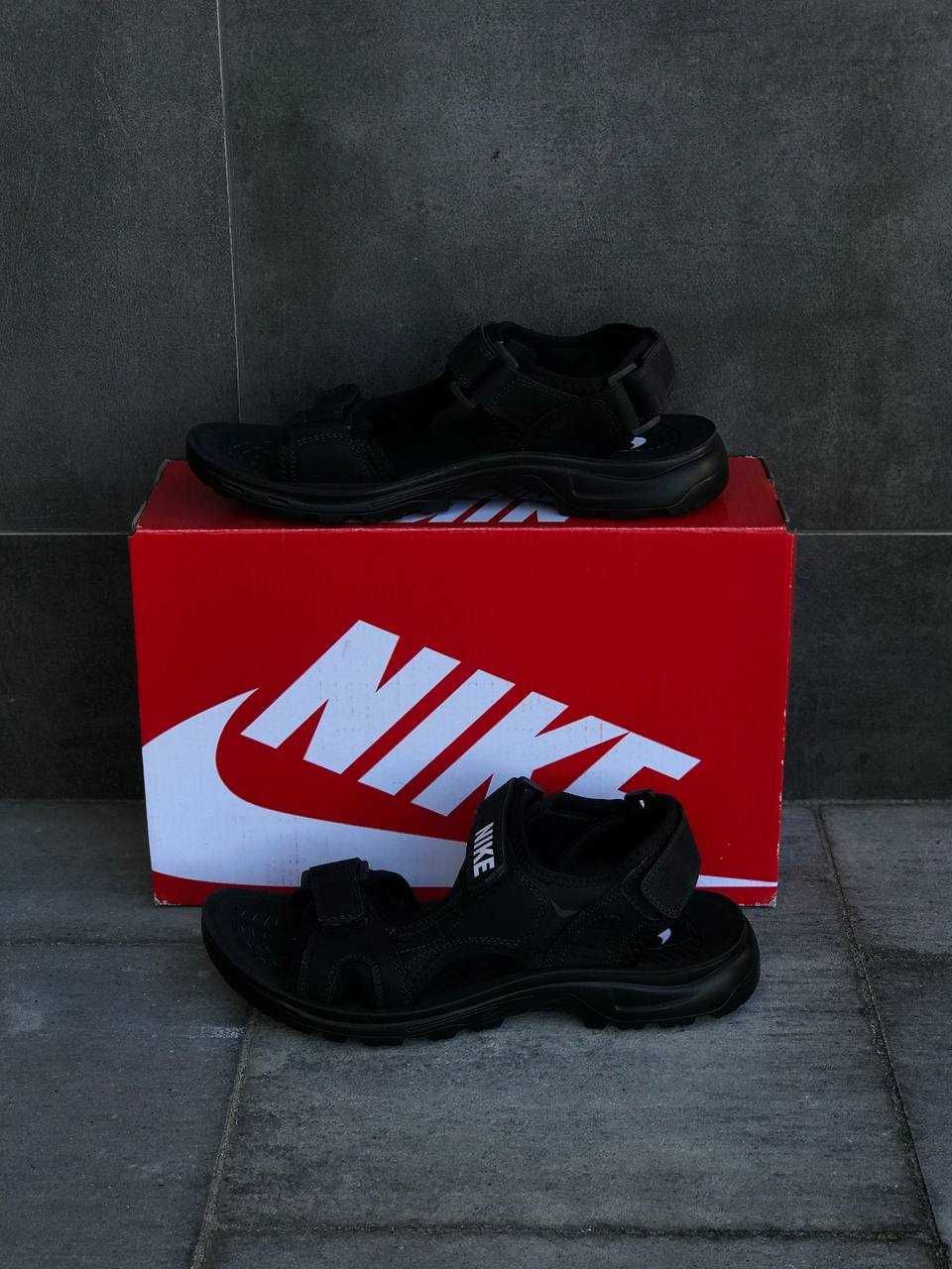 Сандали NIKE мужские Черные ультралегкие Гарантия! Найк летние Новинка