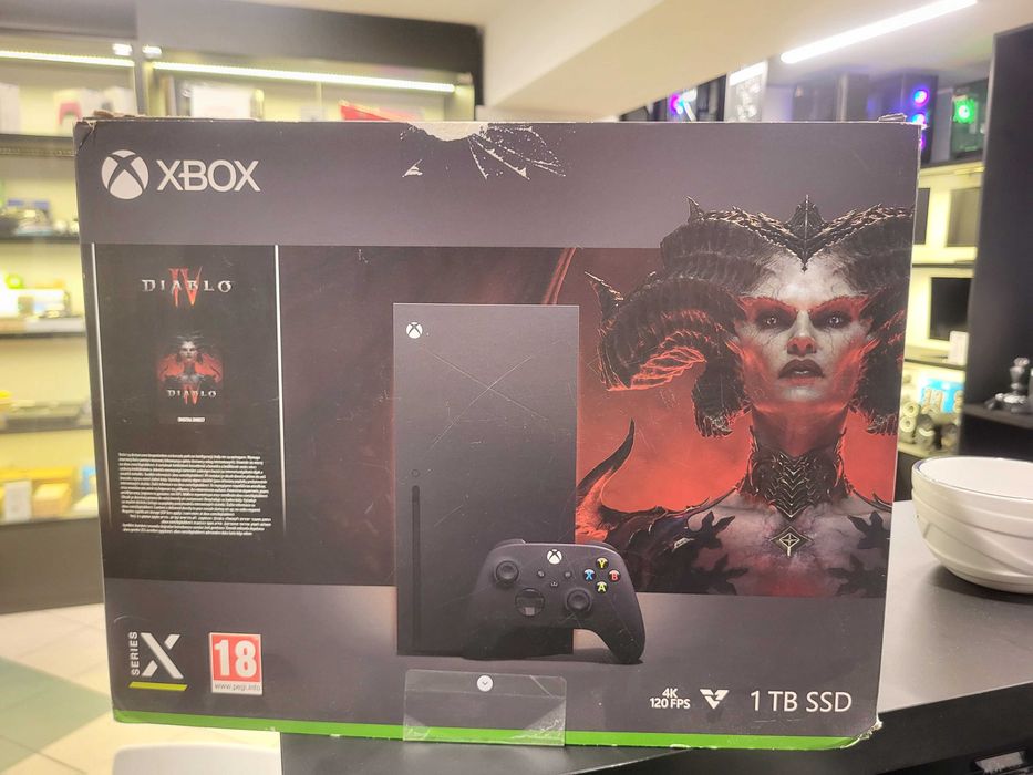 Konsola Xbox Series X stan BDB Gwarancja! JAGER Łomża + Diablo 4