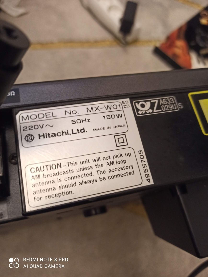 HITACHI model MX-W01 kombajn 3w1