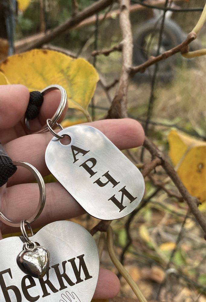 Жетон, адресник, бирка для животных