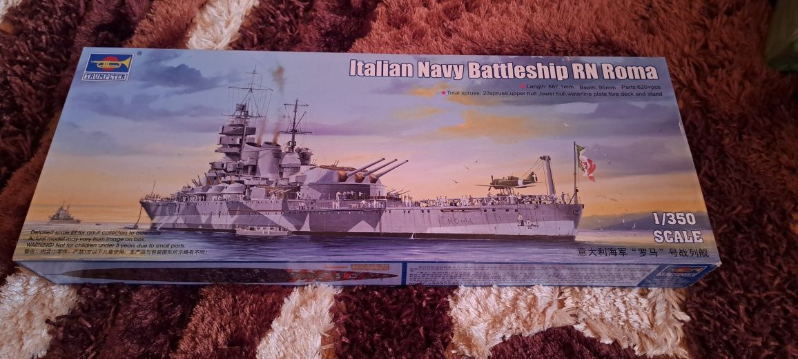 Model Pancernik RN Roma