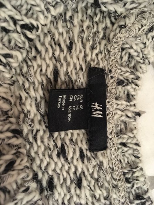 Sweter H&m melanzowy