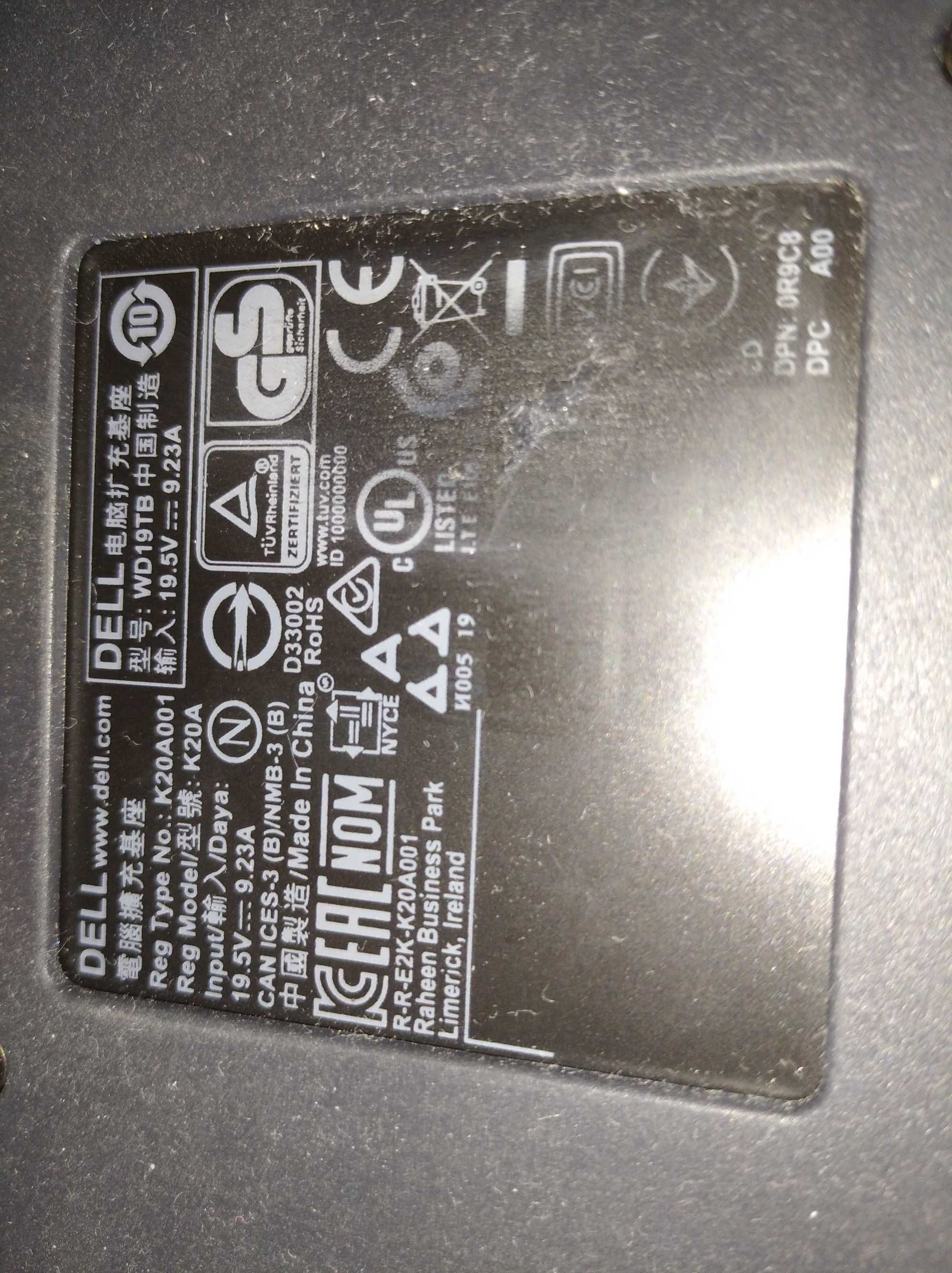 Dell WD19TB Stacja dokująca