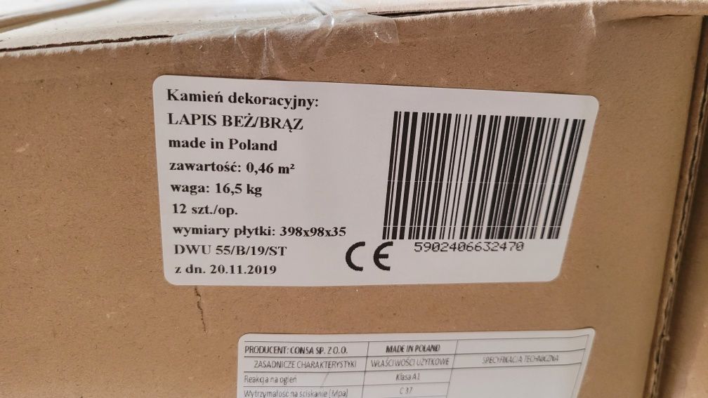 Kamień dekoracyjny elewacyjny