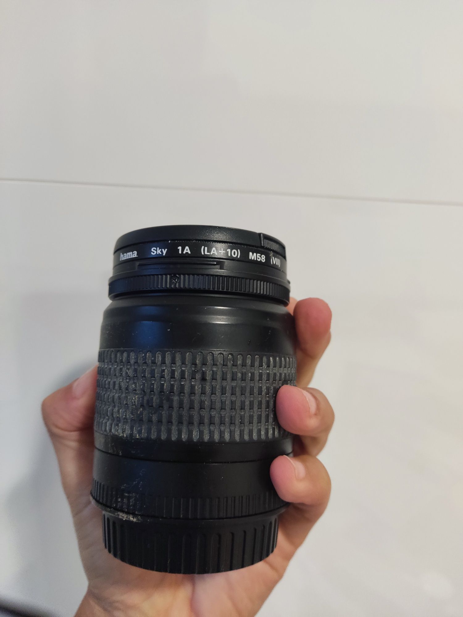 Objetiva canon com filtro hama 28-80 mm 1:3.5-5.6