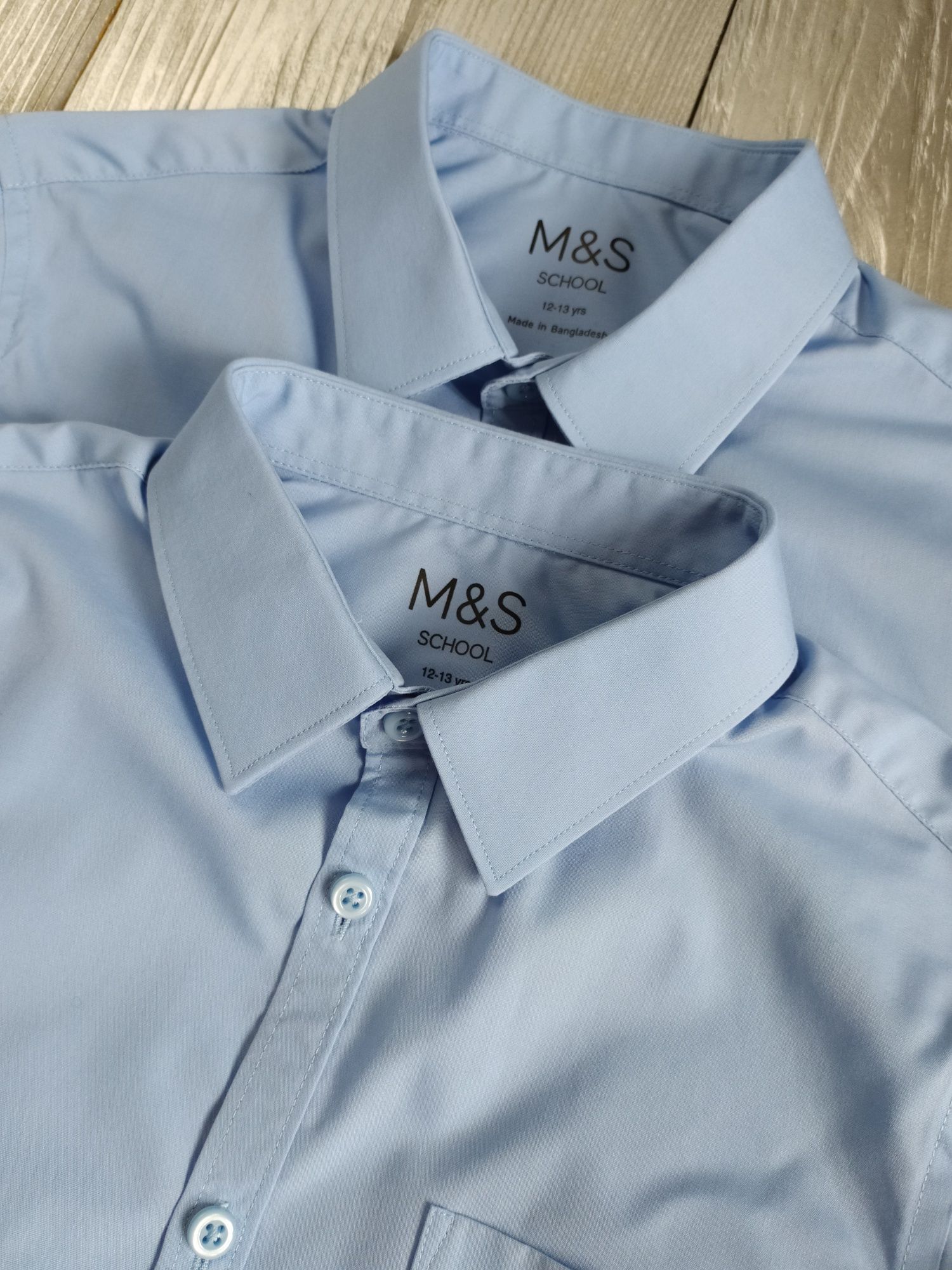 Голубые рубашки M&S School 12-13лет