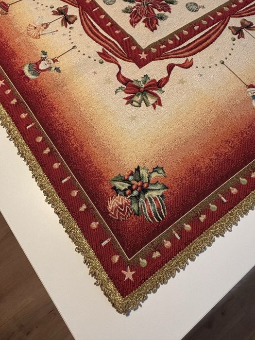 Conjunto de toalha e caminho de mesa de Natal