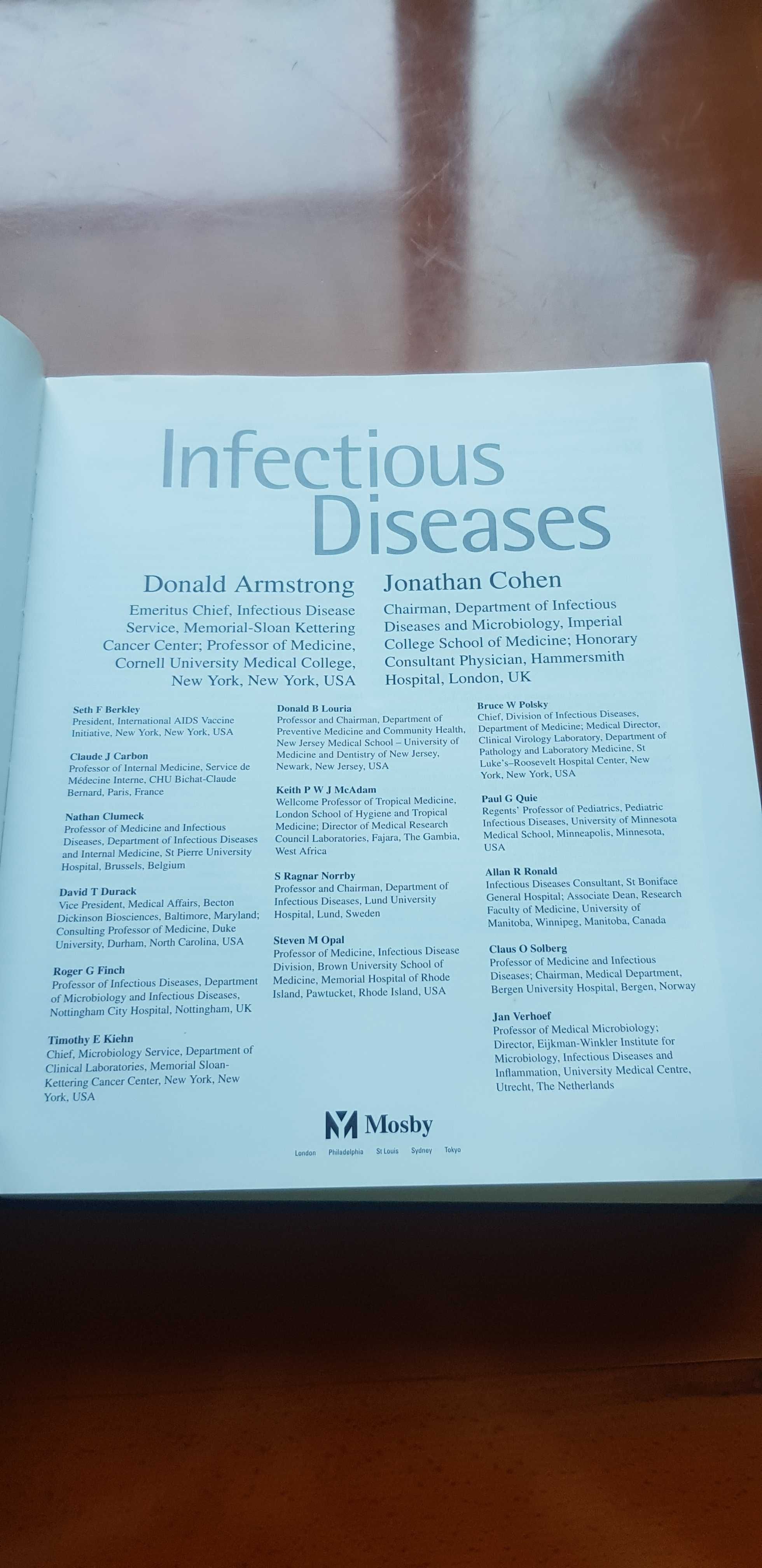 Infectious Diseases donald armstrong jonathan cohen volume two