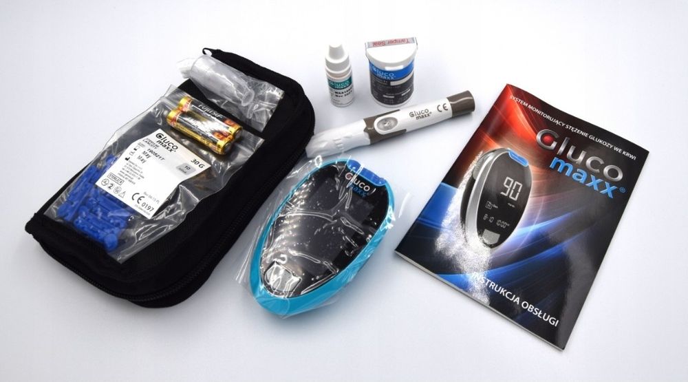 Glukometr Glukomaxx - fabrycznie nowy komplet w opakowaniu.