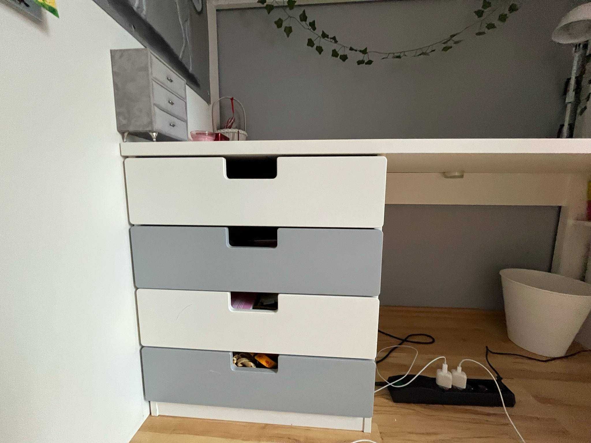 Sprzedam łóżko piętrowe z biurkiem IKEA