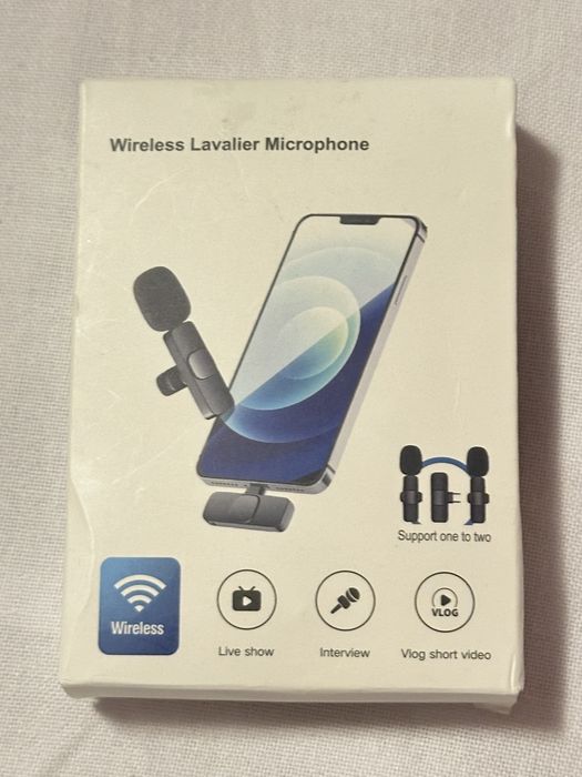 Бездротовий мікрофон петличний К8 для iPhone Lightn