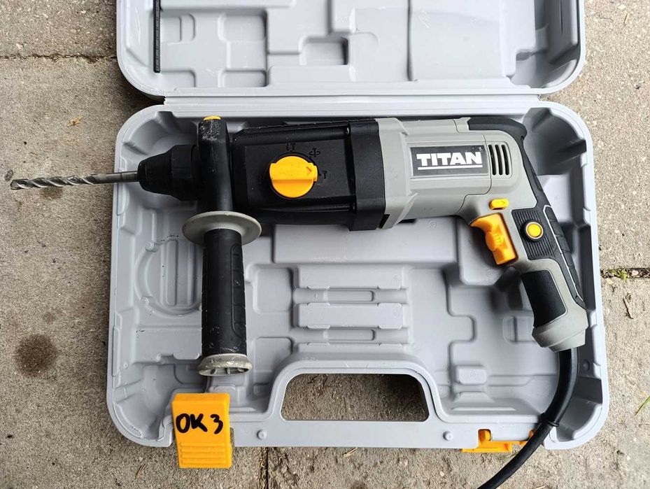 Młotowiertarka wiertarka udarowa Titan TTB872SDS sds+ 750W 4 funkcje