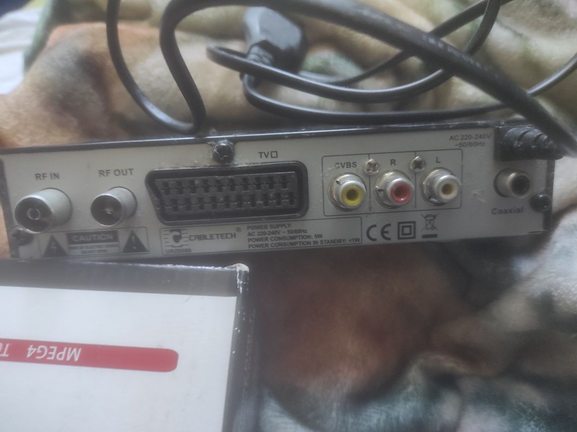 Tuner cyfrowy Cabletech URZ0089 MPEG-4 DVB-T