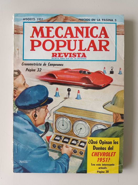 Conjunto de 7 Revistas Mecanica Popular anos 50