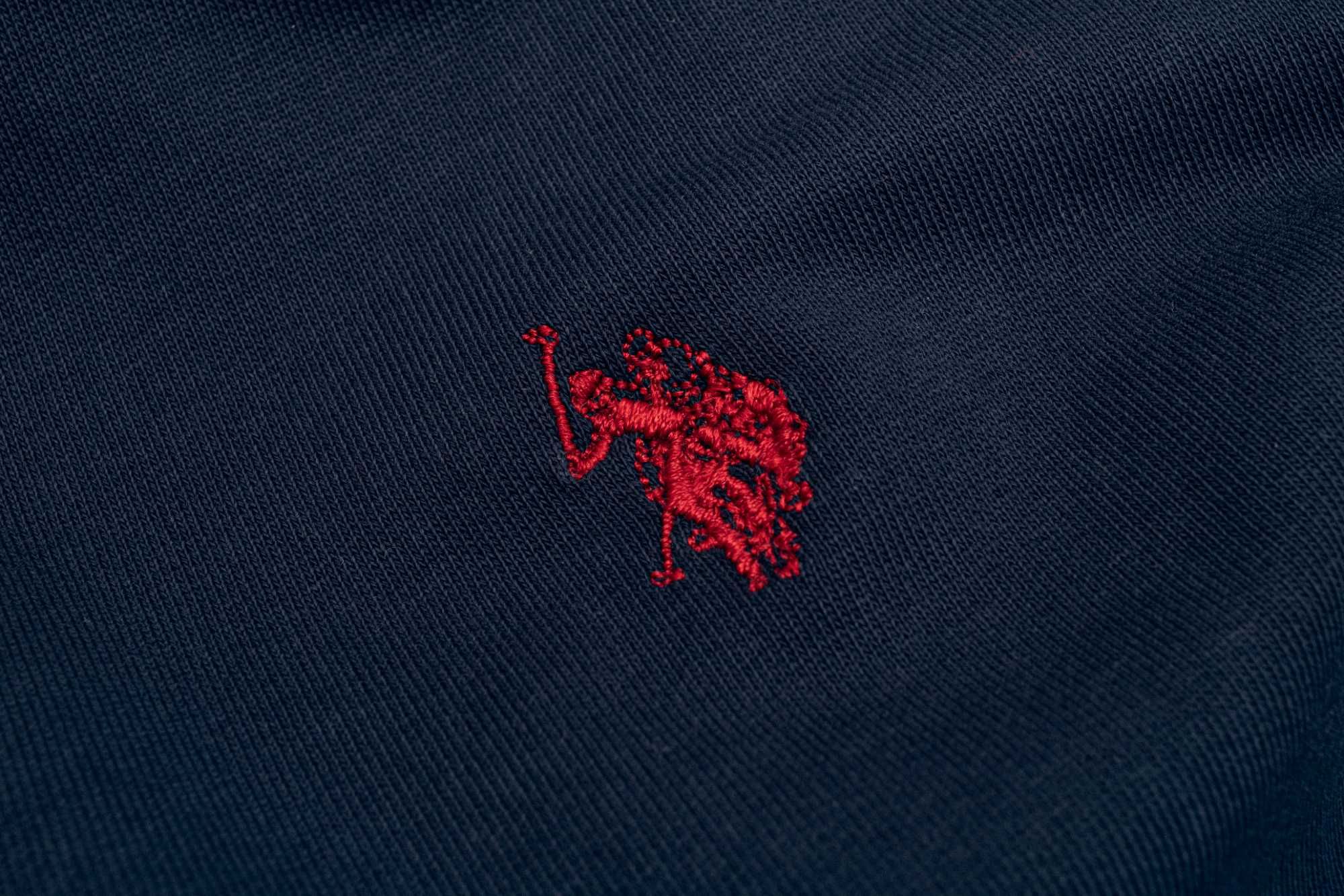 Bluza męska rozpinana z kapturem U.S. POLO ASSN. rozmiar L bawełna