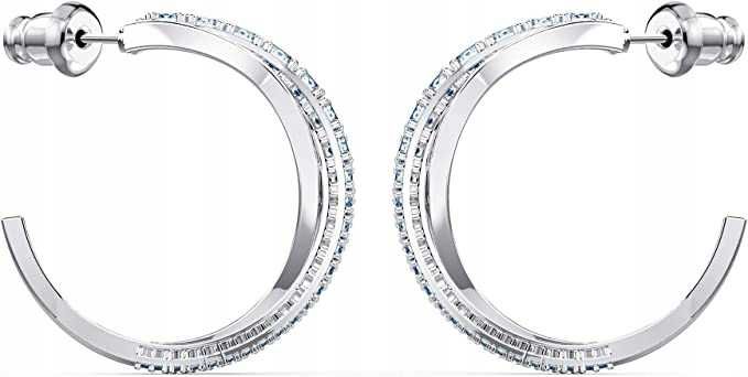 SWAROVSKI - Kolczyki Twist Mini Hoop White Z16