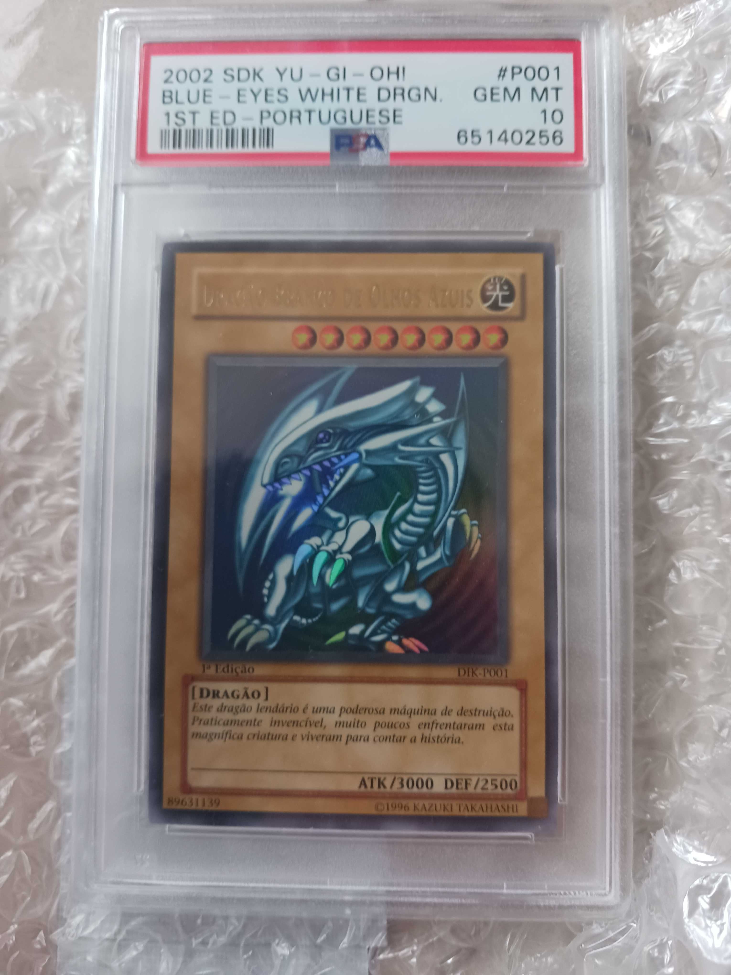 Blue Eyes White Dragon PSA 10 PT 1 Edicao