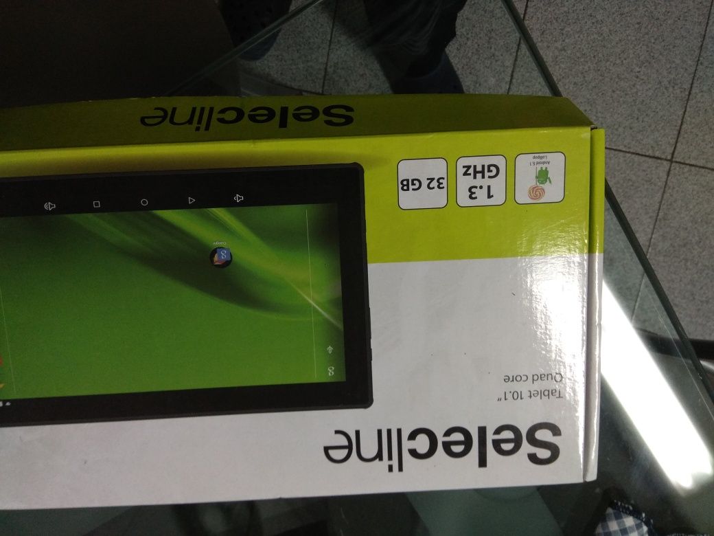 tablet selecline 1gb/32gb ecrã partido