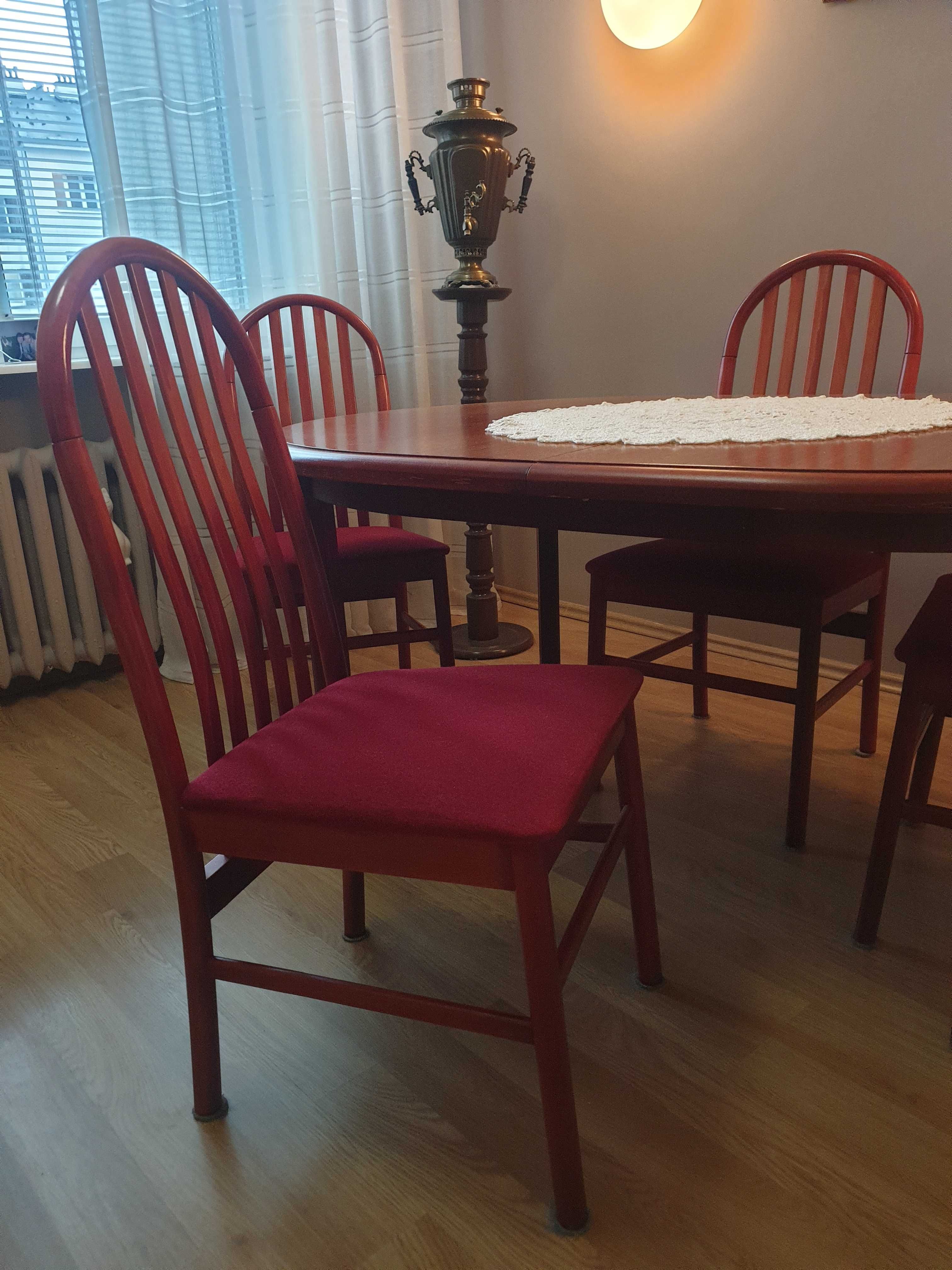Zestaw - Stol i 4 krzesla