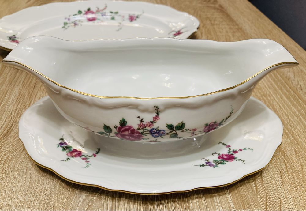 Sosjerka i półmisek porcelana Walbrzych