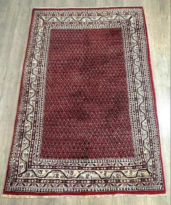 Lindíssimo Tapete Persa Sarough Mir - Lã sobre Algodão - 275cm x 185cm