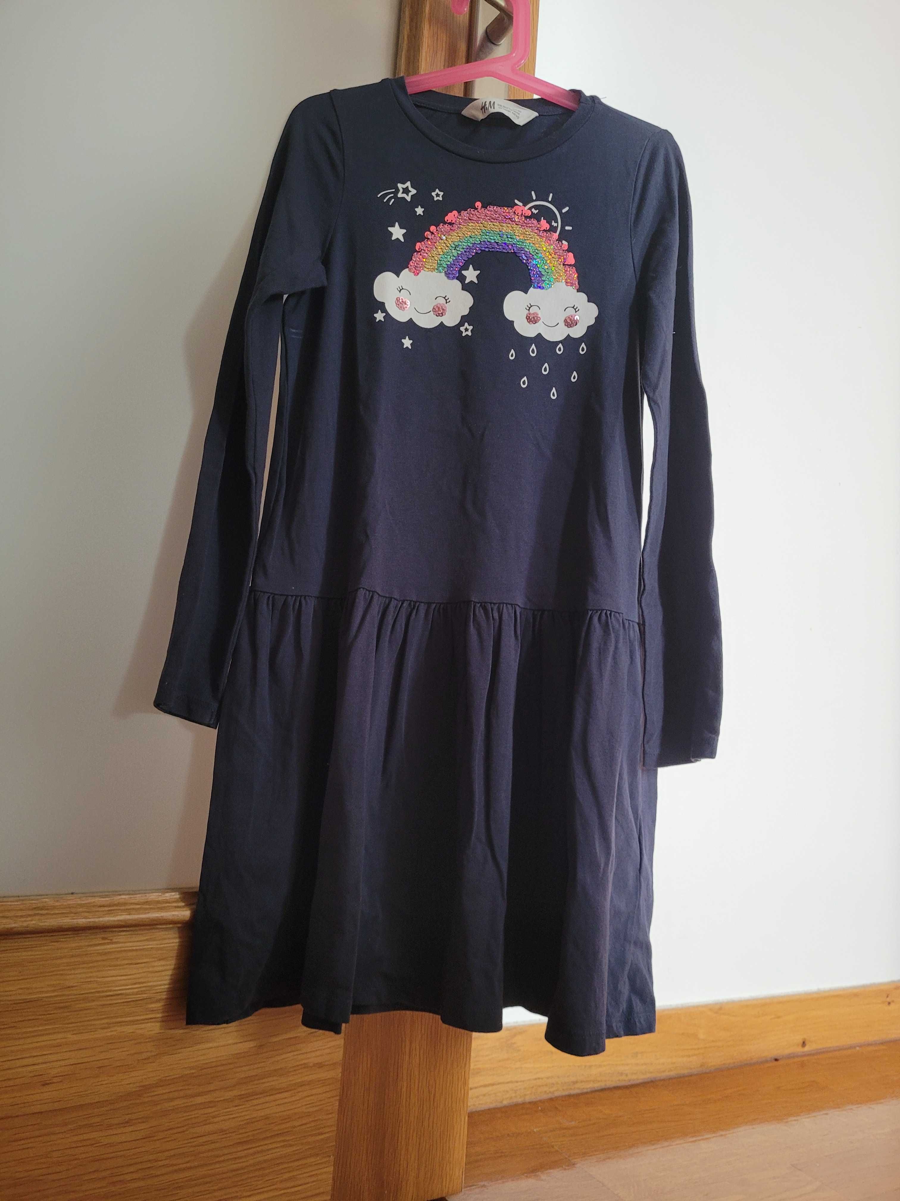 Vestido de menina Arco-iris