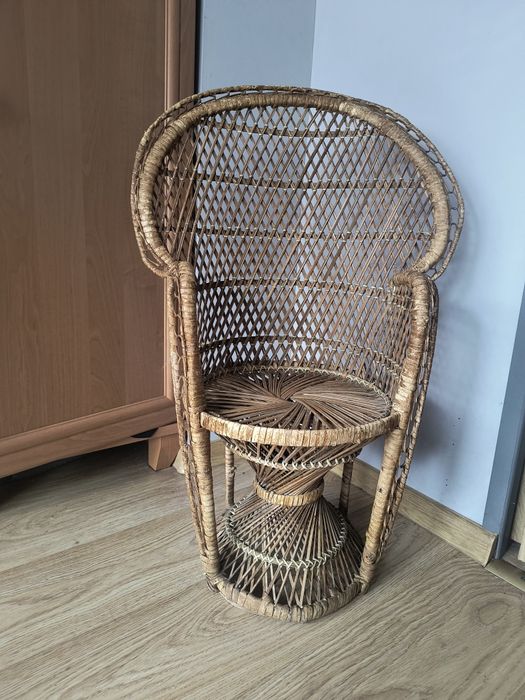 Duży Fotel paw (Peacock Chair) wys.75cm