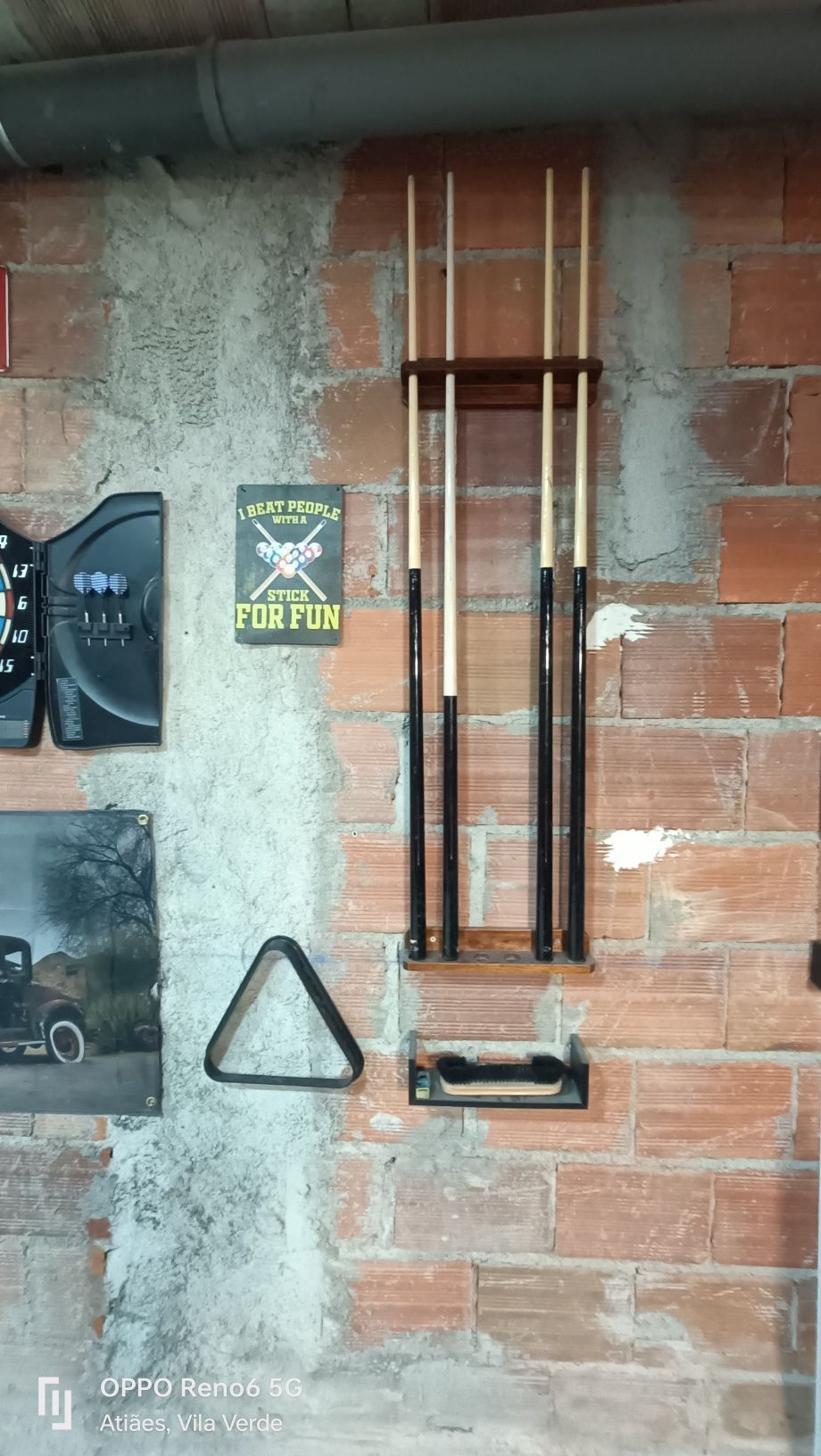 Vendo bilhar preto