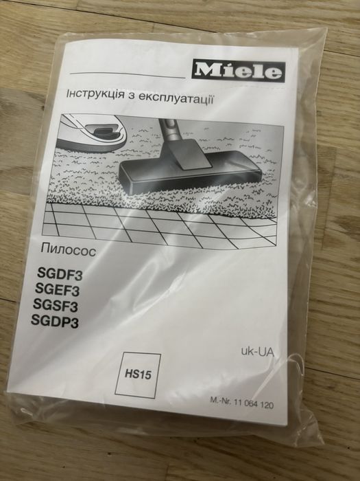 Пилесос Miele SGDF3 чорний обсидіан вживане