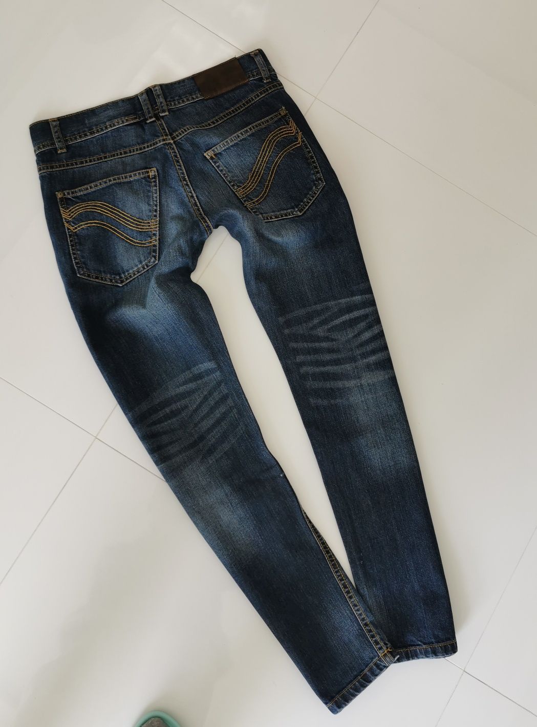 Spodnie jeans chłopięce rozm 164