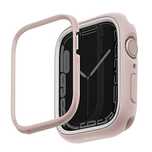 Etui Uniq Moduo na Apple Watch 4/5/6/7/8/SE/SE2/44/45mm - różowo-biały