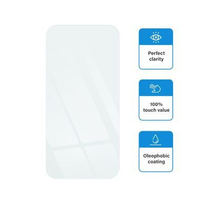 Etui Oddychające Samsung A13 5G / A04S Niebieski + Szkło 9H
