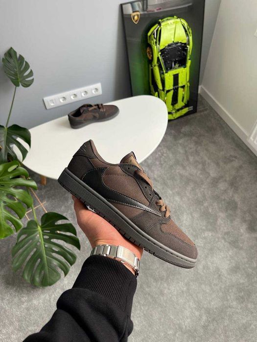 Кросівки Nike Air Jordan 1 OG SP Travis Scott Velvet Brown premium
