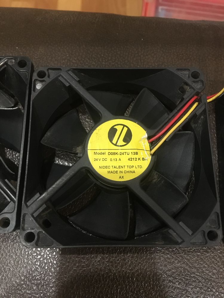 Кулери, вентилятори 24v, 12v, 34v, 42v