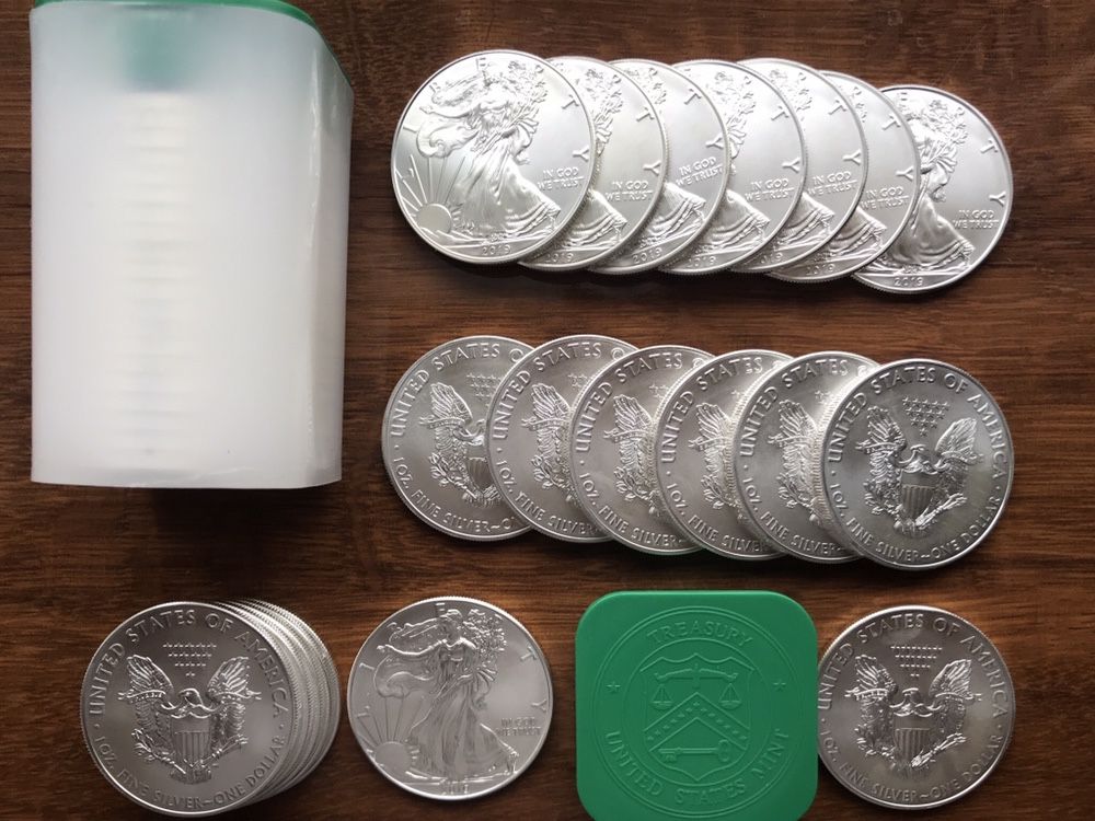 Срібні монети 2023 Американський срібний орел 1 унцію срібло .999