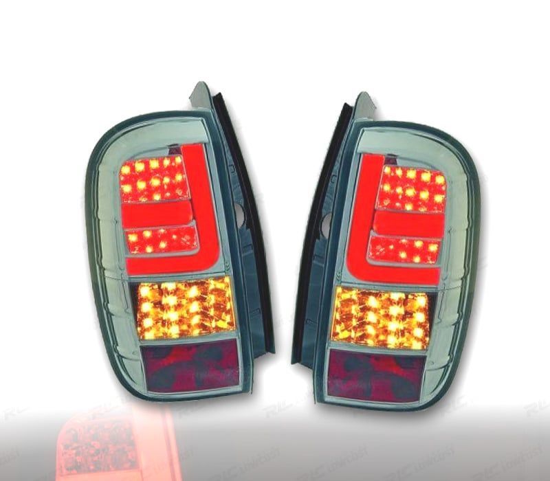 FAROLINS TRASEIROS DACIA DUSTER 10-13 LIGHT BAR LED FUNDO CROMADO FUMADO