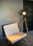 Lampa podlogowa stojaca Prl vintage loft lata 70