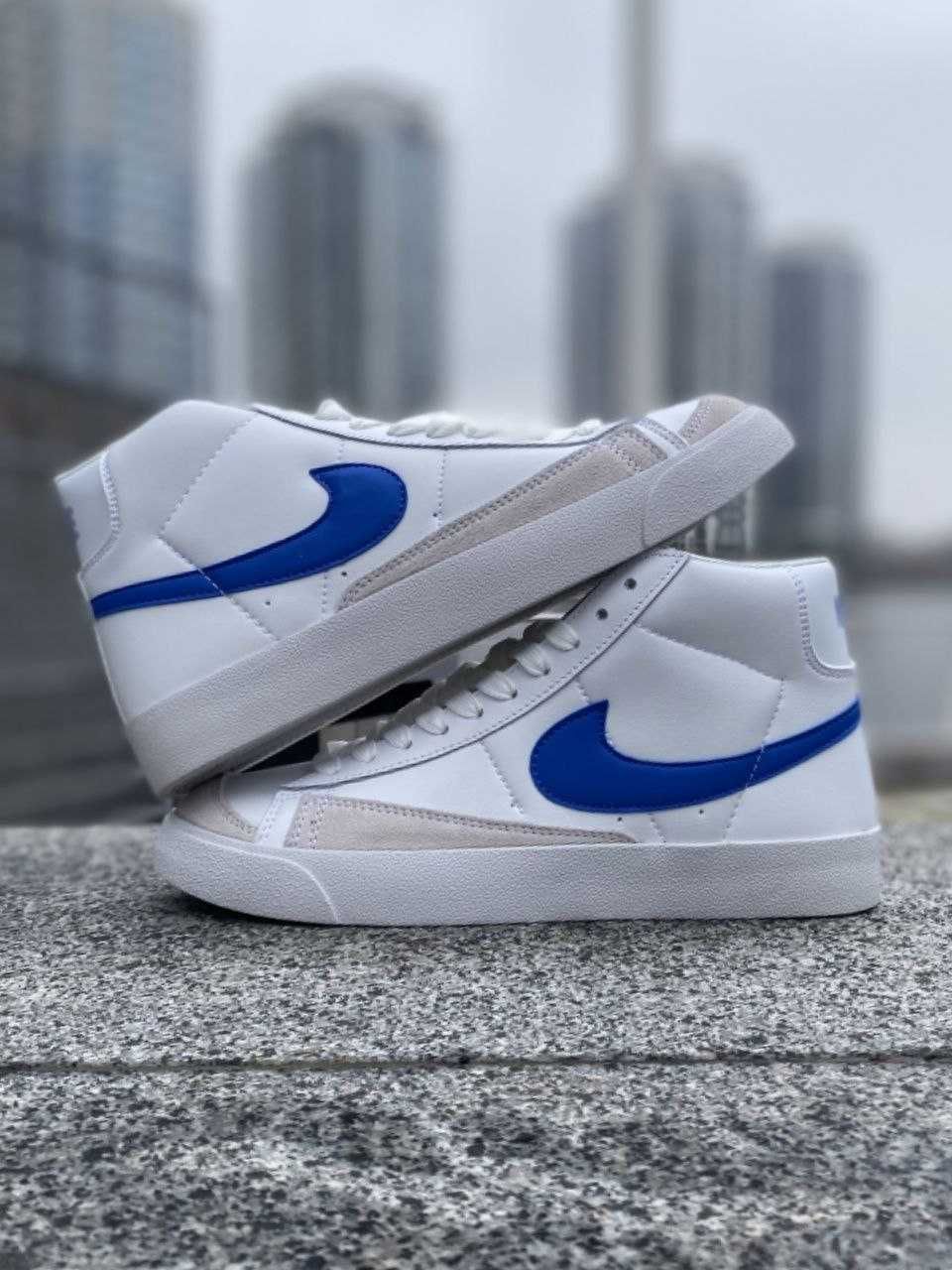 Nike Blazer Mid 77 white & blue