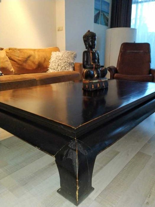 Stolik kawowy w stylu indonezyjskim boho