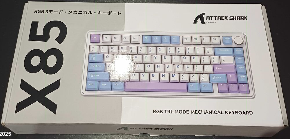Teclado mecânico Attack Shark X85