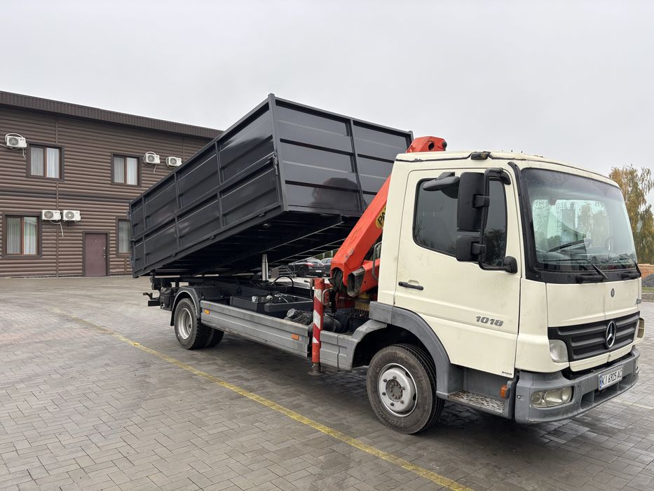 Продам переобладнаю авто Мерседес 814 самоскид кран маніпулятор