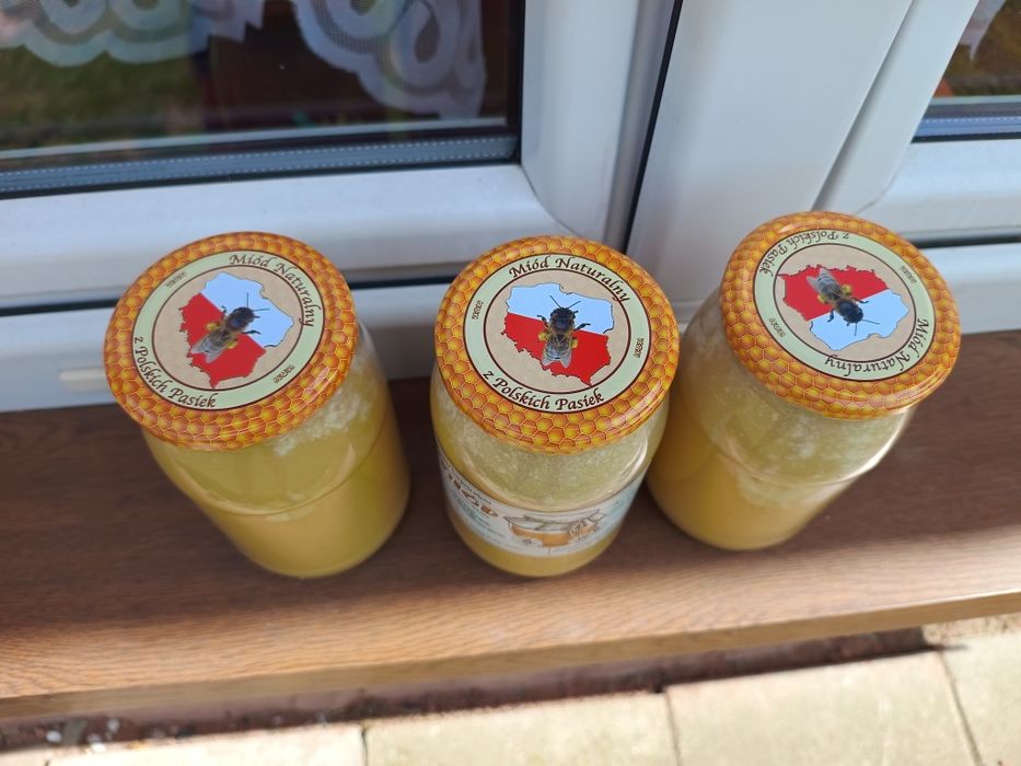 Miód Lipowy Akacjowy zbiór 2025r słoik 0,9L